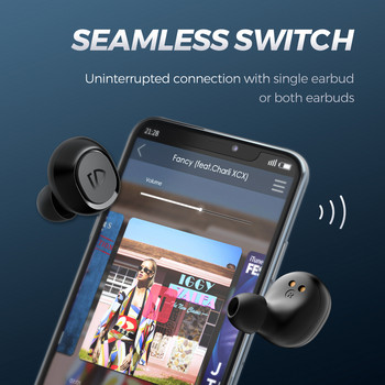 SoundPEATS Ασύρματα ακουστικά Bluetooth 5.0 in-ear Stereo TWS Αθλητικά ακουστικά IPX7 αδιάβροχα μονοφωνικές/διφωνικές κλήσεις