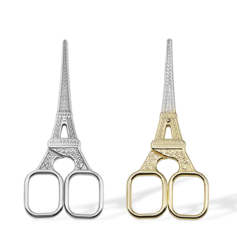 Vintage Nail Art od nehrđajućeg čelika Svileni omoti Obrub pređe Rez Križni šiv Škare Tkanina Ručni rad Vez Konac Alat za šivanje