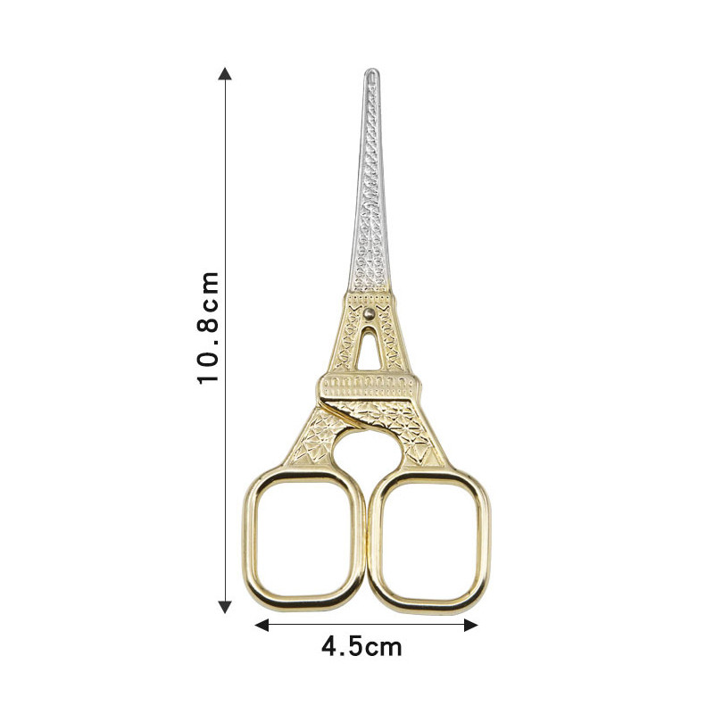 Vintage Nail Art od nehrđajućeg čelika Svileni omoti Obrub pređe Rez Križni šiv Škare Tkanina Ručni rad Vez Konac Alat za šivanje