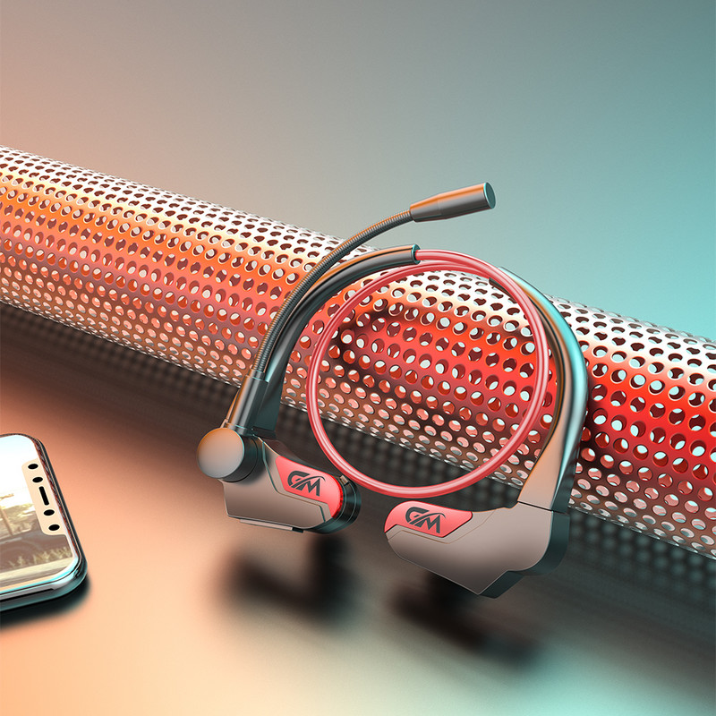 Căști de gaming TWS Căști in-ear sport se potrivesc fone bluetooth cu microfon lung Sport fără fir Alergare pentru transpirație stereo pentru smartphone