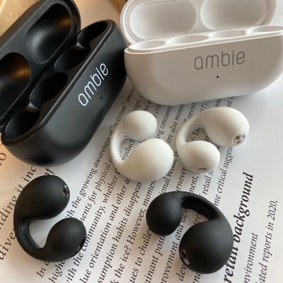 TWS за Ambie Sound Earcuffs 1:1 Bone Conduction слушалки Audifonos Bluetooth Inalambrico Водоустойчиви спортни безжични слушалки