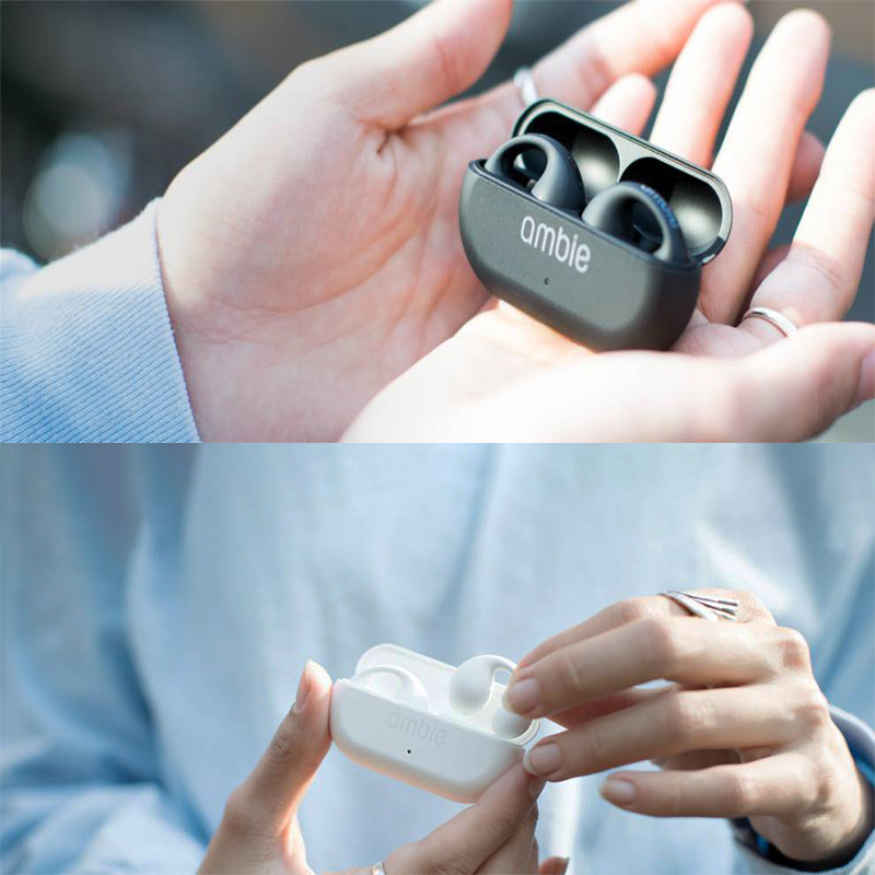 TWS pentru căști Ambie Sound 1:1 Căști cu conducție osoasă Audifonos Bluetooth Inalambrico Căști sport fără fir rezistente la apă