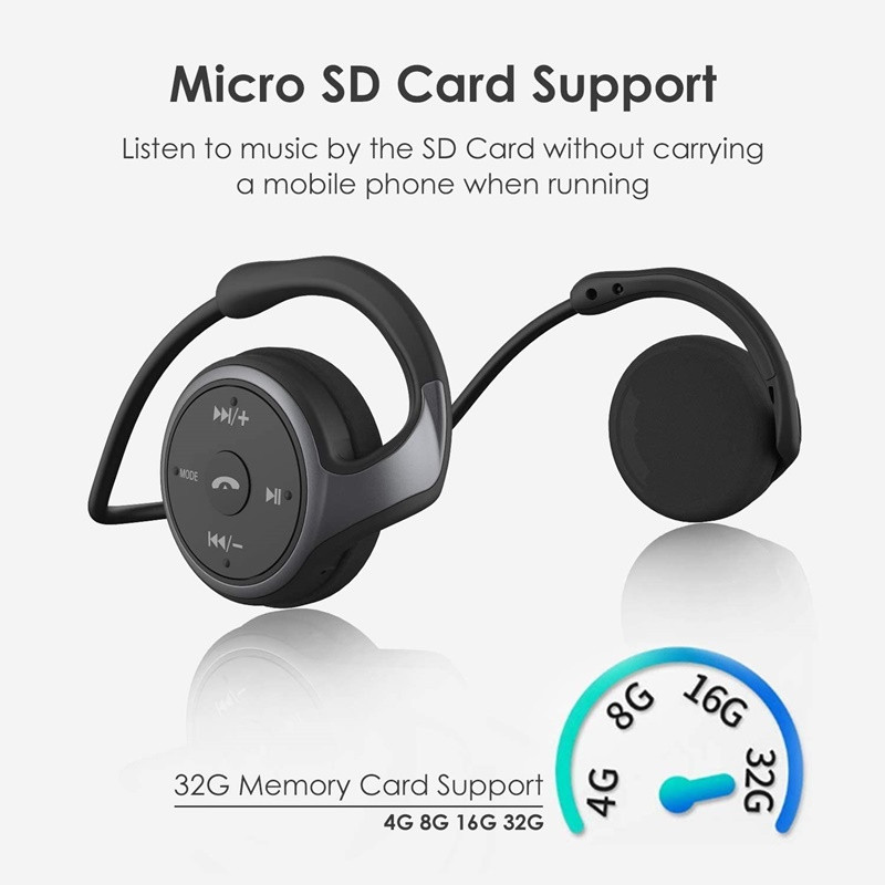 Tongdaytech 698 συμβατό με Bluetooth Αθλητικά ακουστικά αδιάβροχα Fone Auriculares Ασύρματα ακουστικά Υποστήριξη TF Mp3 FM Radio