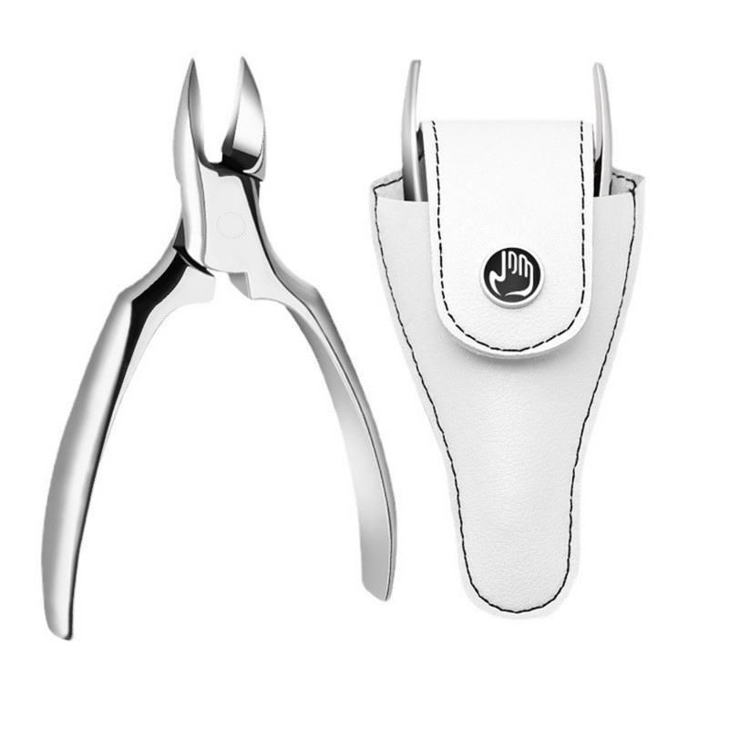 Profesionalne škare za nokte od nehrđajućeg čelika za muškarce Srebrna kliješta za orlov nos Prikladna za debele tvrde nokte Klešta za utore za nokte