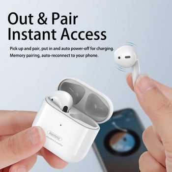 Ακουστικά Bluetooth Remax TWS10I Στερεοφωνικά ασύρματα V5.3 Ακουστικά Bluetooth Έλεγχος αφής Ακύρωση θορύβου Ακουστικά παιχνιδιών