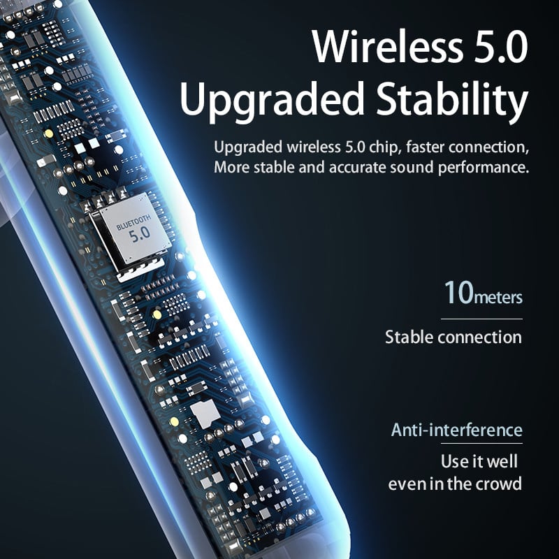 Căști Bluetooth Remax TWS10I Căști Bluetooth Stereo fără fir V5.3 Control tactil Căști pentru jocuri cu anulare a zgomotului