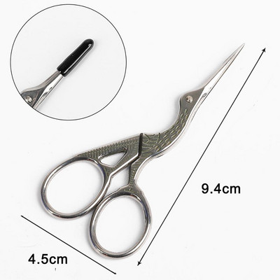 1db Retro Scissors Professzionális köröm lábujj kérges trimmer kézimunka hímző rozsdamentes acél szabó olló manikűr eszköz