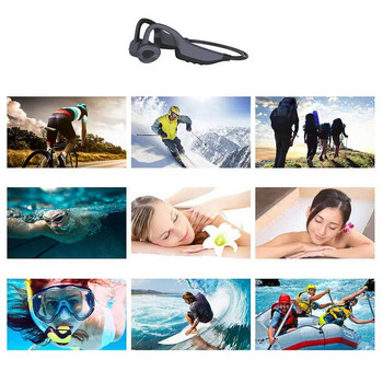 Нови слушалки за плуване с костна проводимост Bluetooth безжични слушалки 16GB MP3 музикален плейър Водоустойчиви слушалки Слушалки за фитнес Спорт