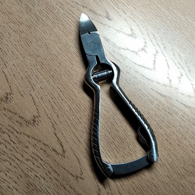 Clește de tăiat unghii cu degete tare din oțel inoxidabil, unelte de pedichiură rezistente, foarfecă pentru cuticule în formă de tărtăcuță