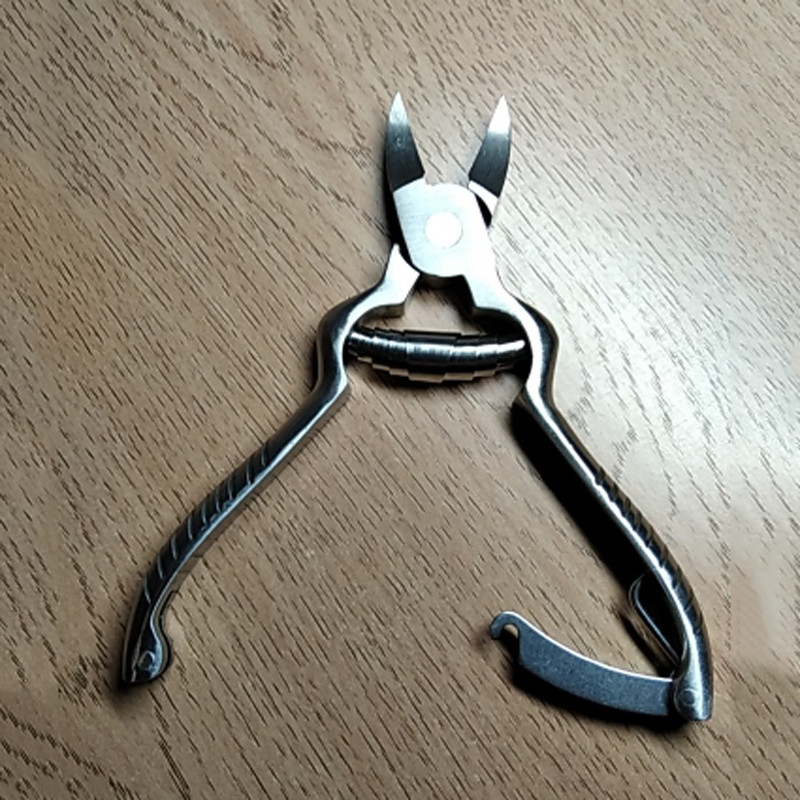 Clește de tăiat unghii cu degete tare din oțel inoxidabil, unelte de pedichiură rezistente, foarfecă pentru cuticule în formă de tărtăcuță