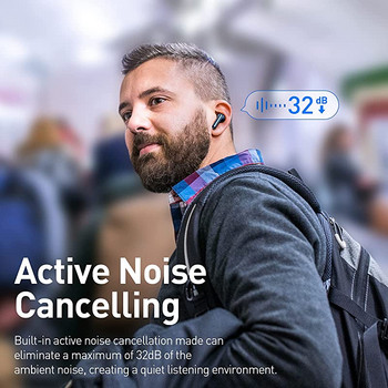 Baseus TWS ANC Wireless Bluetooth 5.1 Earphone S1/S1Pro Active Noise Canceling Hi-Fi слушалки Touch Control Геймърски слушалки