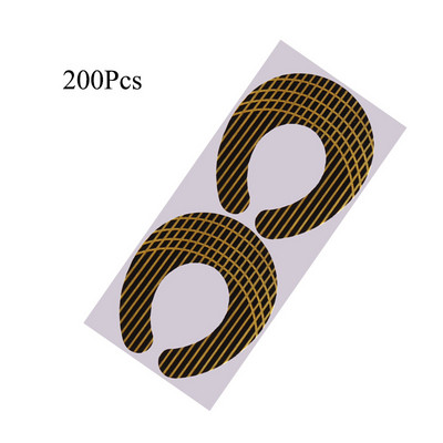100/500 db C alakú körömhosszabbító formák matricatartó zselé akril hegyekhez francia körömépítő formahosszabbító eszközök