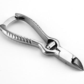 Дебела неръждаема стомана Ножица за нокти с твърд пръст Клещи Тежкотоварни инструменти за педикюр Ножица за кутикула с форма на кратуна