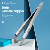 1 db Mini Hangnail Squeeze and Snip kutikula csipesz rozsdamentes acél körömrés holt bőr manikűr pedikűr Hasznos körömdíszítő eszközök