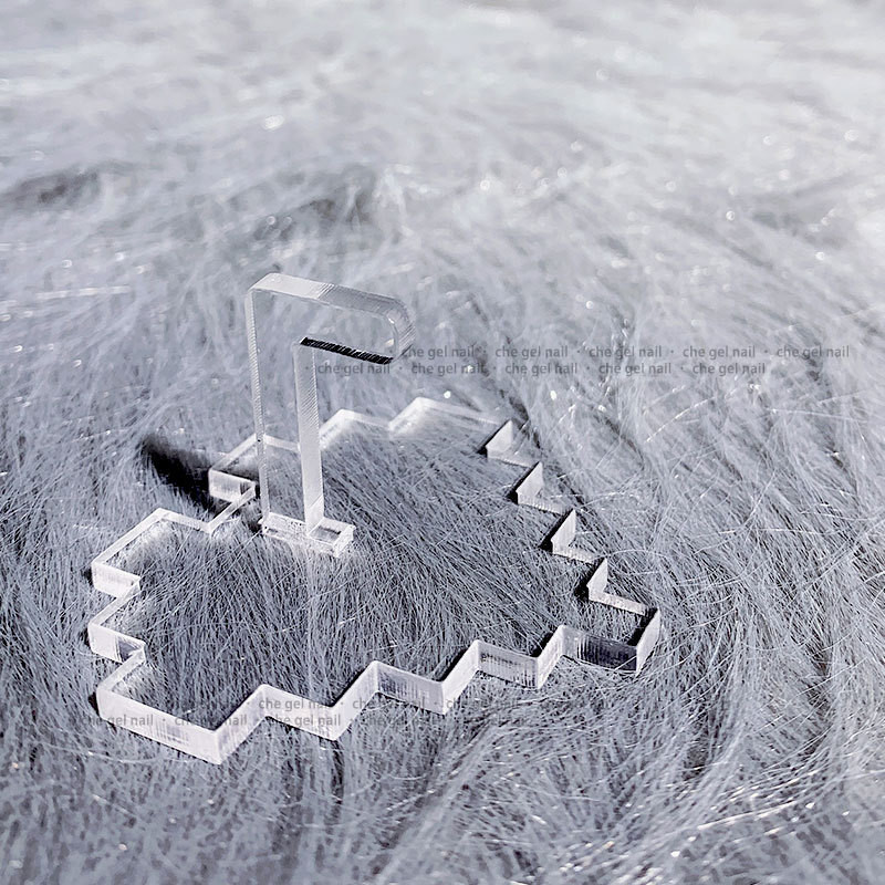 2022 Japanski držač za šahovnicu za nokte Držač za nokte Akrilna baza Držač za lotosove prste Stalak za vježbanje Sjedalo za prikaz Držač za nokte