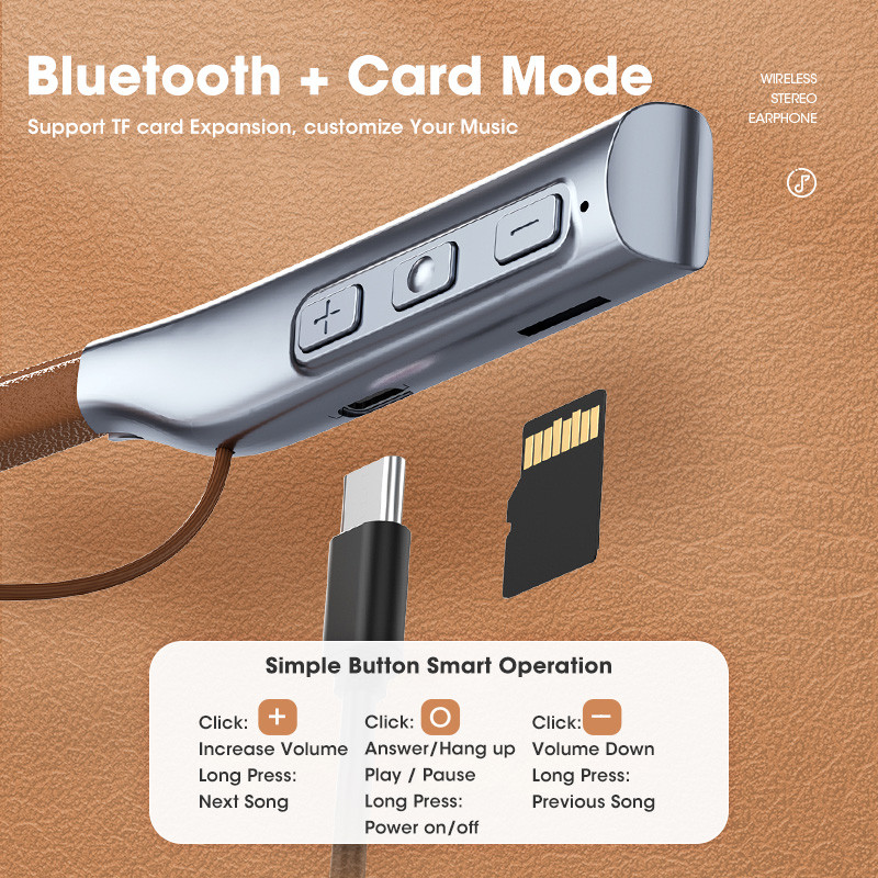 UUED kaelaga juhtmevabad Bluetooth-kõrvaklapid 48H pika elueaga sportlikud jooksupeakomplektid veekindlad mürasummutuskõrvaklapid