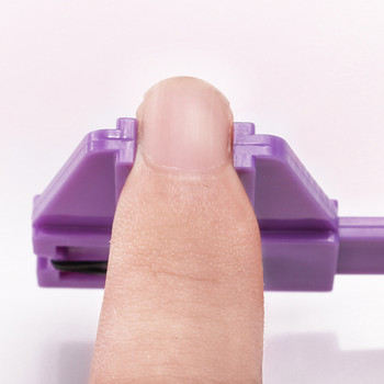 ANGNYA 10 бр. Лак за нокти UV гел за акрилно удължаване на върхове за нокти Позициониране на щипка за оформяне Задържащ инструмент Консумативи за салон за изкуство за нокти
