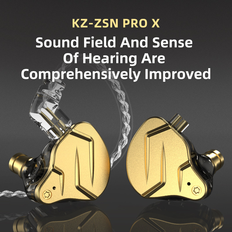 KZ ZSN PRO X 1DD 1BA Hybrid Drive HIFI Metal In Earphone Αθλητικό Ακουστικό Ακύρωσης Θορύβου Ακουστικά ακουστικών KZ EDX ZST X ZS10PRO SK10