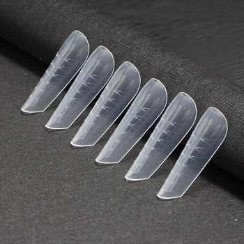 120 τμχ Dual Forms For Nail Quick Building Mold Brush Nail Tweezers for Poly UV Gel Shape Form Mold