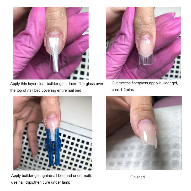 24 komada štipaljki za nokte C zakrivljene štipaljke stezaljke 4 boje akrilne štipaljke za nokte štipaljke profesionalni alat za nadogradnju noktiju