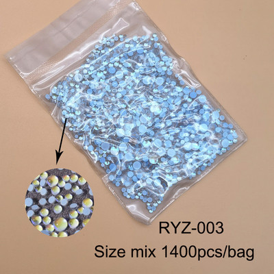 Jaunie 3D nagu mākslas rotājumi Rhinestones Nāras krelles Strass Spīdīgas gaismas jutīgas kristāla stikla krelles Manikīra dekorēšana