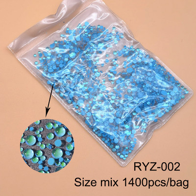 Jaunie 3D nagu mākslas rotājumi Rhinestones Nāras krelles Strass Spīdīgas gaismas jutīgas kristāla stikla krelles Manikīra dekorēšana