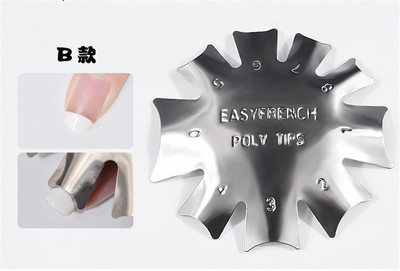 Easy French Line Edge Cutter Stencil Trimmer French Tips Design Forma lemez Több méretű manikűr körömdíszítő eszköz