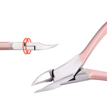 Професионална ножица за ноктопластика Nipper Dead Skin Shear Полиране Шлифоване Инструменти за грижа за маникюра Резачка за нокти от неръждаема стомана Ножица