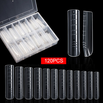 FILI 120PCS Plastic Nail Forms Tips For Nail Quick Building Mold 5PCS Clip For Nail Extension Forms Upper Forms Ammond