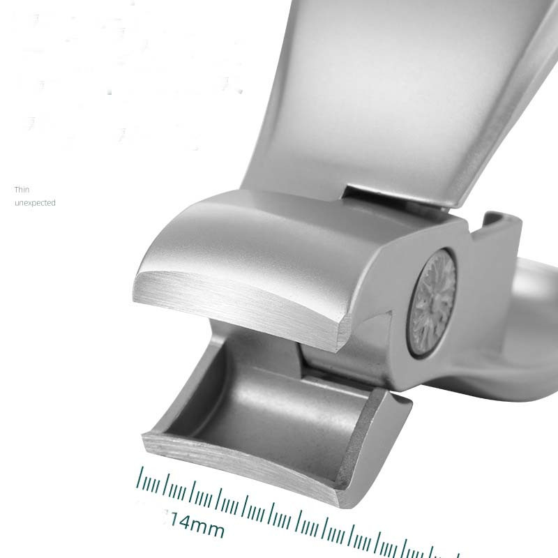 Mini grickalica za nokte od nehrđajućeg čelika, sklopiva rezačica za nokte, široka čeljust, alat za manikuru, škarica za nokte protiv prskanja