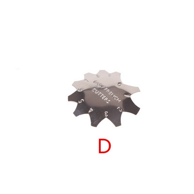 Easy French Line Edge Körömvágó Stencil Trimmer Több méretű Manikűr Art Styling