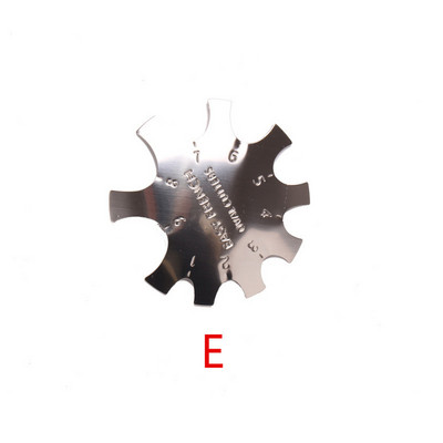 Easy French Line Edge Körömvágó Stencil Trimmer Több méretű Manikűr Art Styling