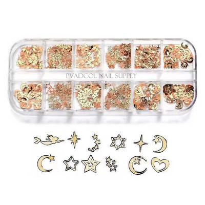 10 vnt Prabangūs nagų papuošimai aukso lydinio zuikis Blizgučiai krištoliniai krištoliniai DIY papuošalai manikiūras 3D nagų dailės dekoravimo priedai