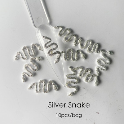 10 vnt Prabangūs nagų papuošimai aukso lydinio zuikis Blizgučiai krištoliniai krištoliniai DIY papuošalai manikiūras 3D nagų dailės dekoravimo priedai