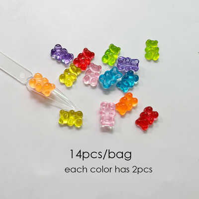 10 vnt Prabangūs nagų papuošimai aukso lydinio zuikis Blizgučiai krištoliniai krištoliniai DIY papuošalai manikiūras 3D nagų dailės dekoravimo priedai