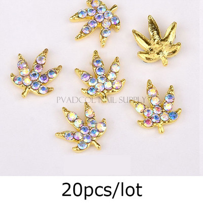 10 vnt Prabangūs nagų papuošimai aukso lydinio zuikis Blizgučiai krištoliniai krištoliniai DIY papuošalai manikiūras 3D nagų dailės dekoravimo priedai