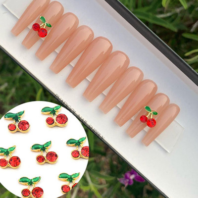 10 vnt Prabangūs nagų papuošimai aukso lydinio zuikis Blizgučiai krištoliniai krištoliniai DIY papuošalai manikiūras 3D nagų dailės dekoravimo priedai