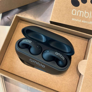Ambie Bluetooth Earphone 1:1.1 Plus Size ambie безжични bluetooth слушалки Обеци Слушалки Спортен звук Наушници am-tw01