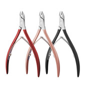 Prijenosne profesionalne škare za zanoktice od nehrđajućeg čelika u 3 boje, škare za rezanje noktiju, škare, alati za pedikuru, visokotonci za zanoktice za nokte