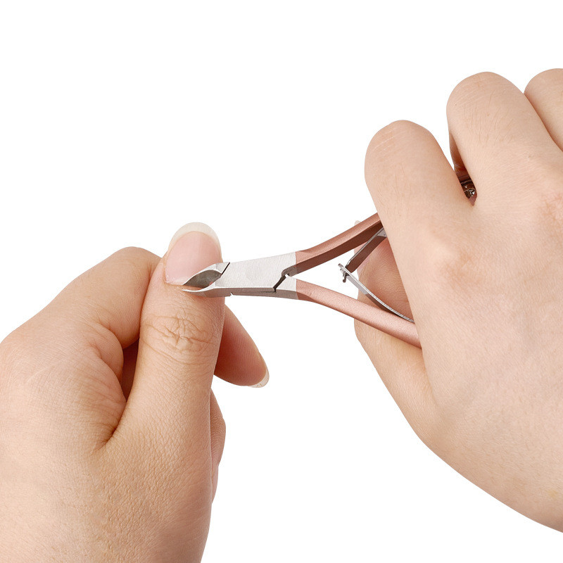 Prijenosne profesionalne škare za zanoktice od nehrđajućeg čelika u 3 boje, škare za rezanje noktiju, škare, alati za pedikuru, visokotonci za zanoktice za nokte