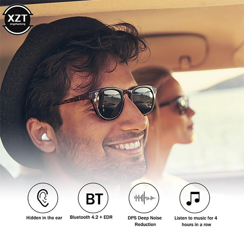 X20 Ultra Mini vezeték nélküli, egy fülhallgató gombos vezérléssel Vízálló Bluetooth fülhallgató töltőtokkal