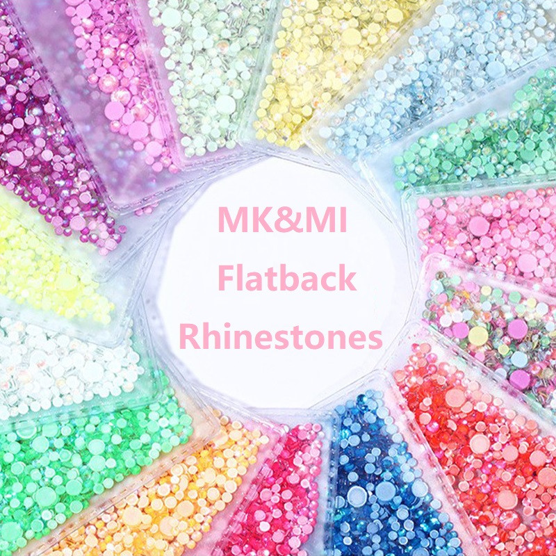 SS3-SS12 1440db Glitter 3D Non HotFix FlatBack Glass Pixie Nail Art Clear Crystal AB strassz fényes drágakő manikűr kiegészítők