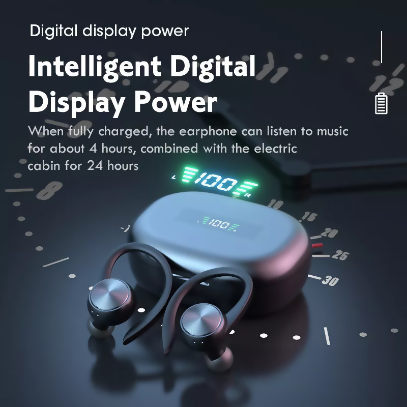 R200 TWS ασύρματα ακουστικά Bluetooth Στερεοφωνικά ακουστικά Hifi Sport Αδιάβροχα ακουστικά με μικρόφωνο για κινητά τηλέφωνα Xiaomi