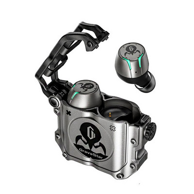 Gravastar Tws Bezdrôtové Bluetooth slúchadlá Slúchadlá Načúvacie prístroje Duálne stereo redukcia hluku Basy Slúchadlá Herné Handsfree Smartphone