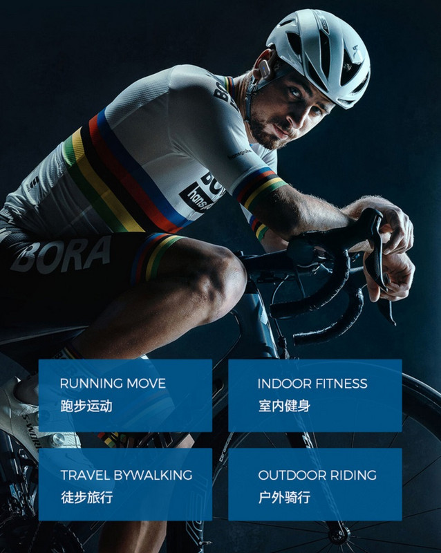 Ασύρματα ακουστικά Ucomx Airwings G56 Bluetooth 5.0 Λαιμόκοψη Αδιάβροχα αθλητικά ακουστικά με μικρόφωνο για Xiaomi iPhone Samsung