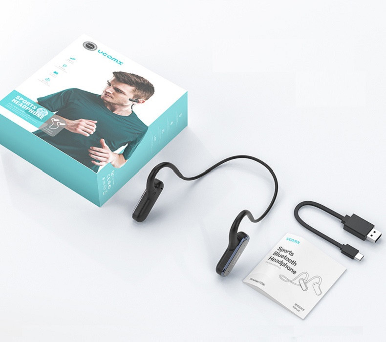 Ασύρματα ακουστικά Ucomx Airwings G56 Bluetooth 5.0 Λαιμόκοψη Αδιάβροχα αθλητικά ακουστικά με μικρόφωνο για Xiaomi iPhone Samsung