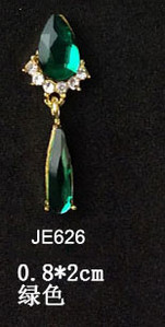 10 komada Drevna metalna legura za nokte-7*18mm 3D V oblik Jewley sa cirkonima i kamenčićima Šarm vrhovi za nokte DIY ukrasi za manikuru &*&