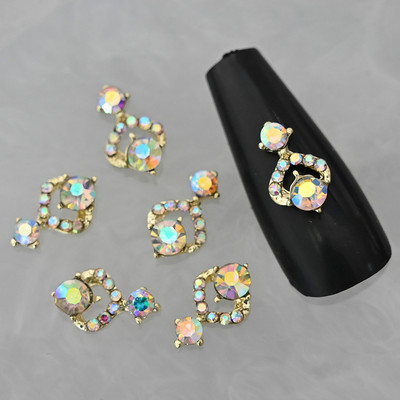 10GB sānu puķes 3D akrila ziedi nagu mākslas rotājumi (ar pērļu rhinestone) Floret nagu juvelierizstrādājumi 3D ziedu ziedlapu skalas stils