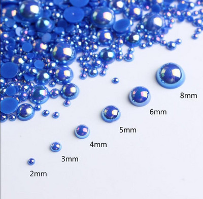 100 komada Punk srebrni biserni ukrasi za nokte 3D gotički dizajn Tamni kamenčići za nokte Natprirodni savjeti za manikuru Potrepštine za ukrašavanje noktiju