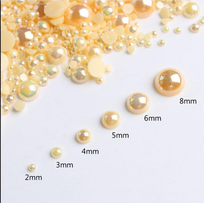 100 komada Punk srebrni biserni ukrasi za nokte 3D gotički dizajn Tamni kamenčići za nokte Natprirodni savjeti za manikuru Potrepštine za ukrašavanje noktiju